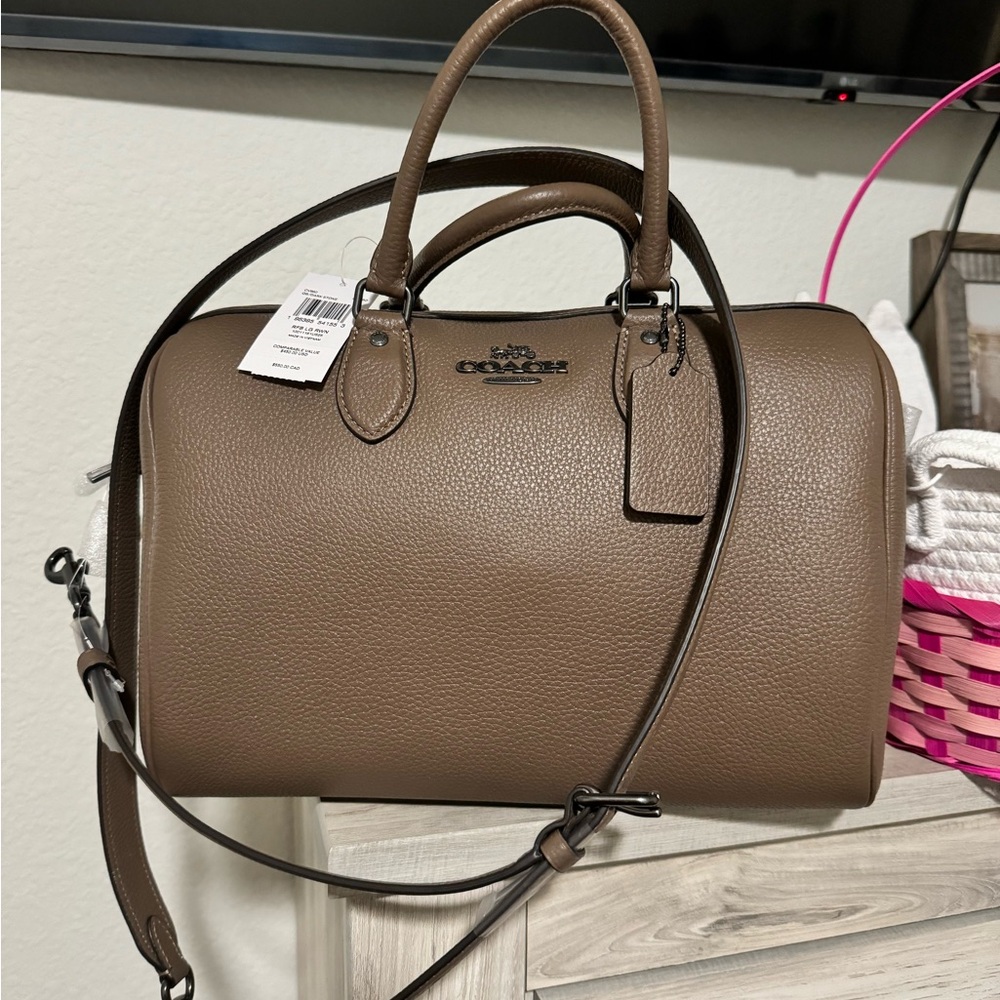 Coach Large Rowan satchel Leather Women's Bag